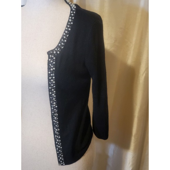 Emma James Black cardigan/Light sweater size small. - Picture 3 of 8